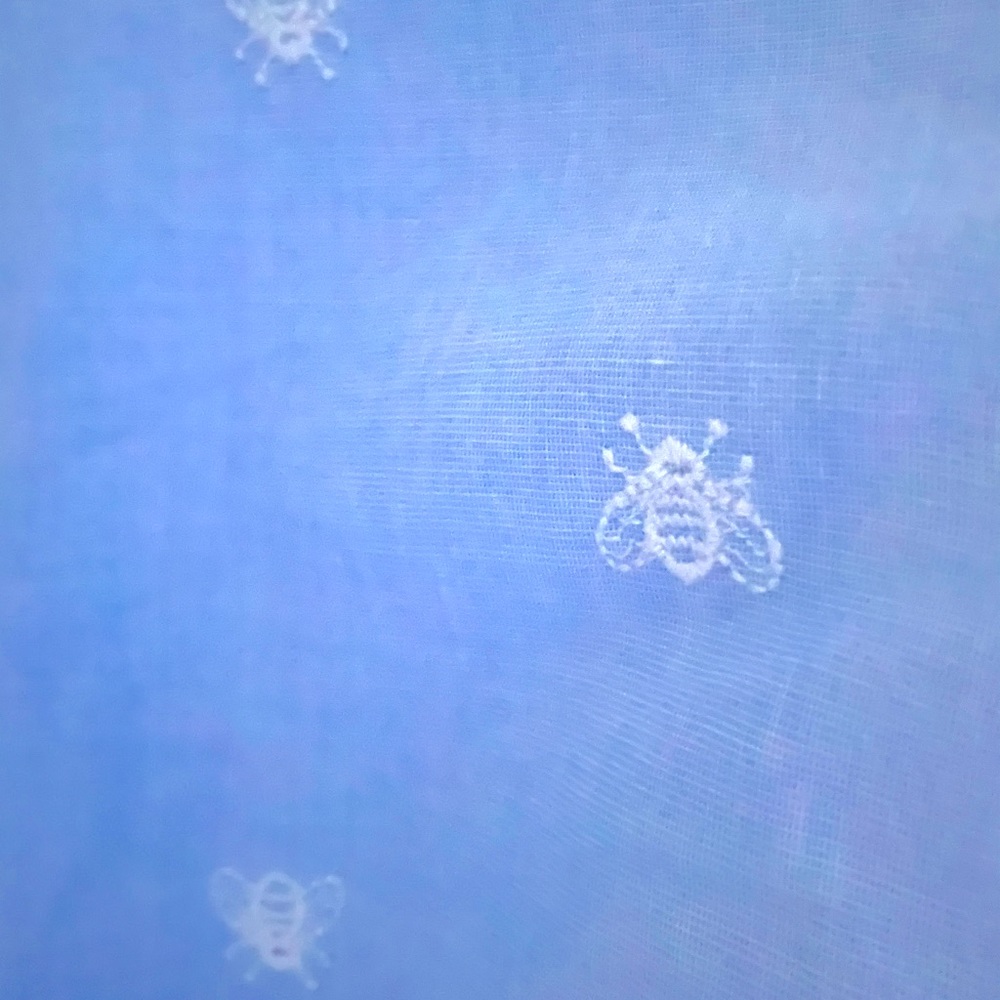 4 Piece Set. PJs with embroidered bees.